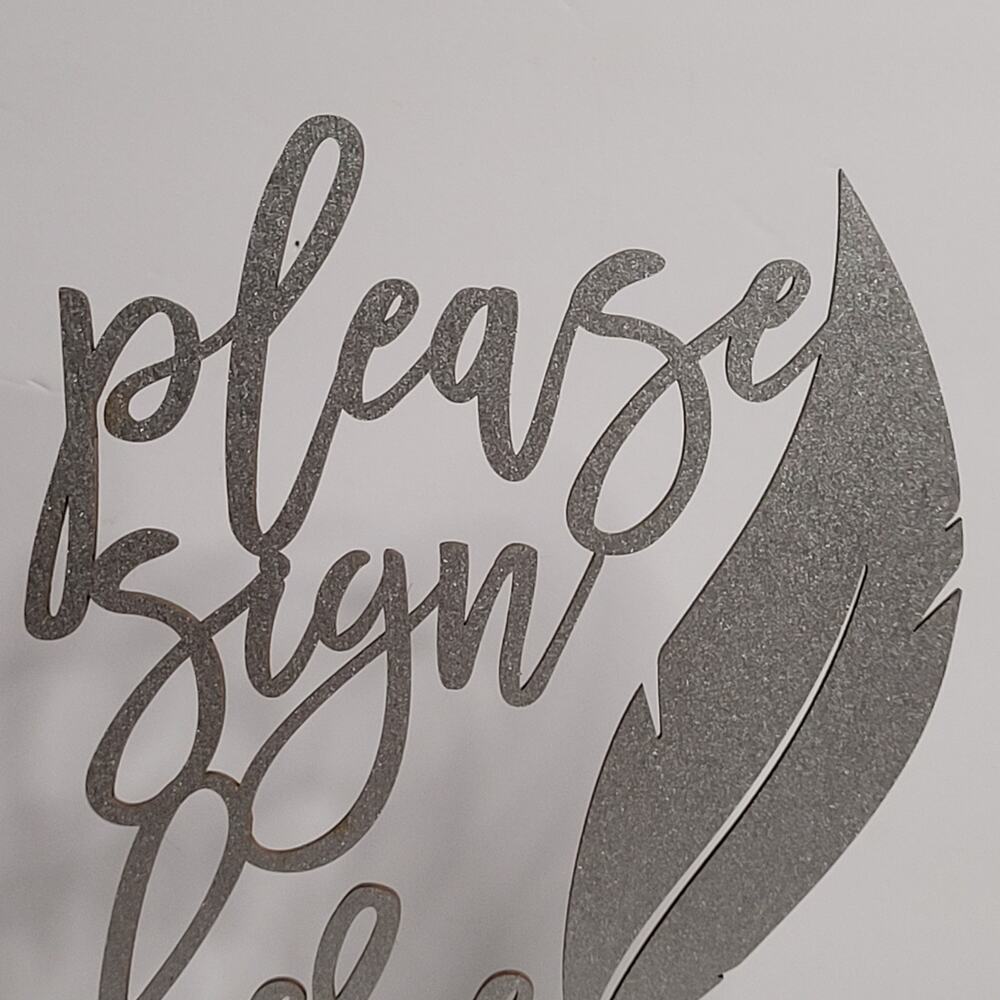 Signature Stand Quill & Ink Sign - Picture 2 of 7